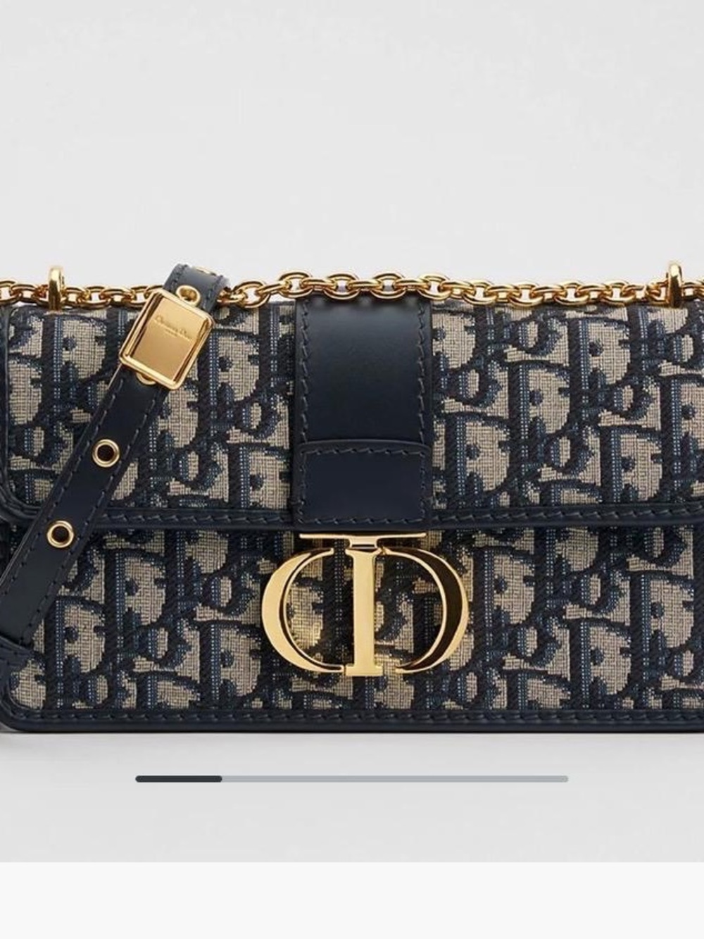 Dior 30 montaigne east-west bag with chain